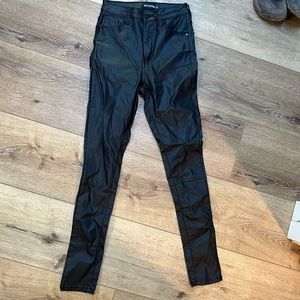 Pretty Little Thing Pleather Leggings